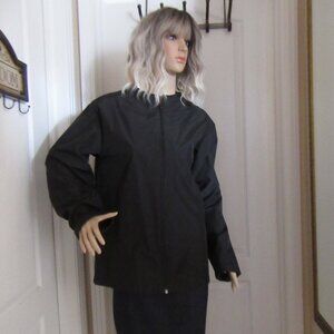 Ladies Small Black Rain coat / Mud coat